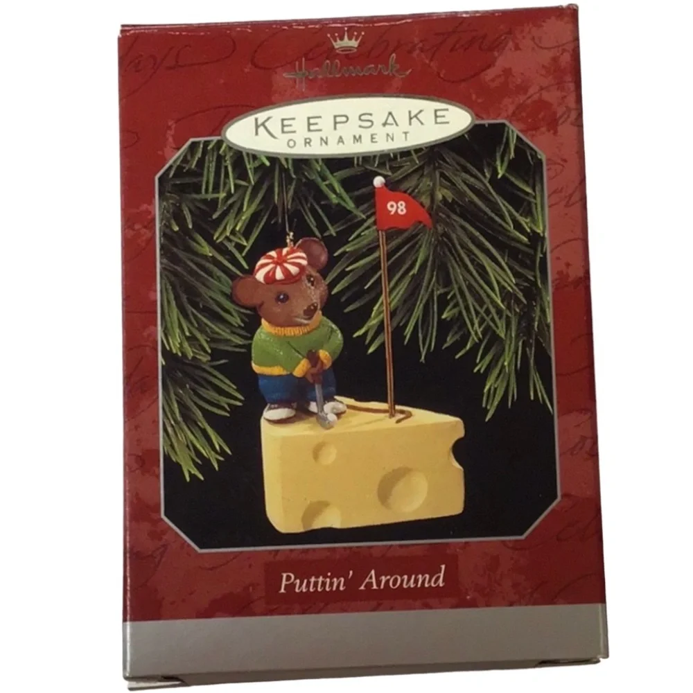 Hallmark 1998 “Puttin’ Around” Christmas Ornament